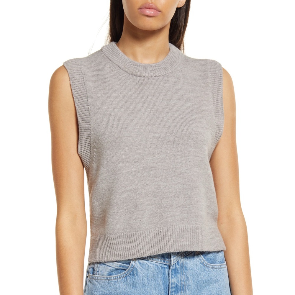 French Connection Millia Ribbed Sweater Vest